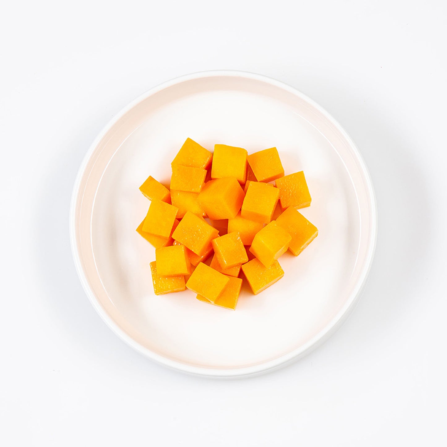 Calabaza en cubos